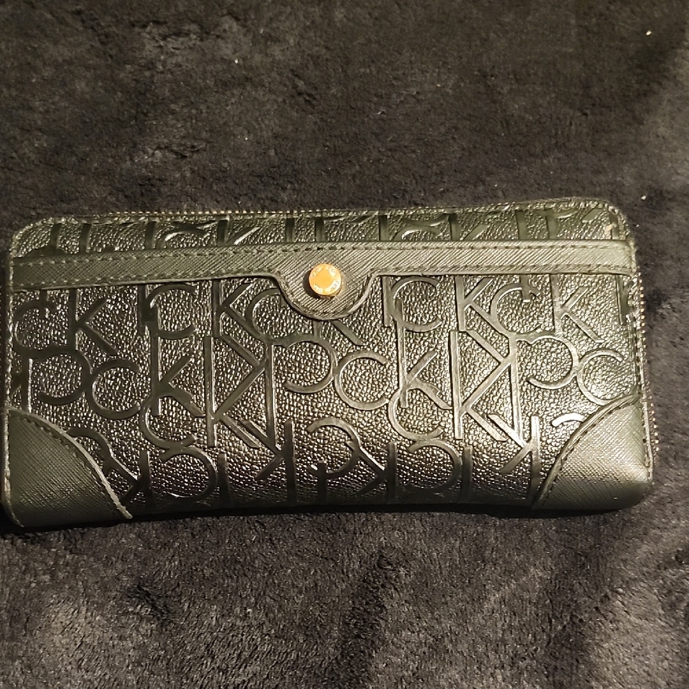 Calvin Klein Embossed Black Wallet